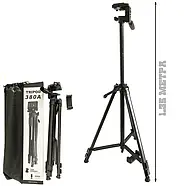 Універсальний портативний розкладний штатив TriPod 380A 0.50-1.35м Триноги для телефону та фотоапарата, фото 10