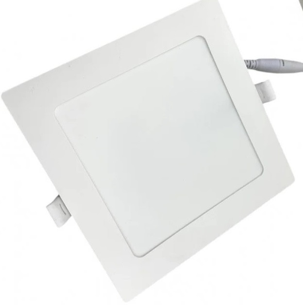 Точкові світильники для натяжної стелі світлодіодні 24Вт 6500К вбудовані квадрат 290×290×25mm