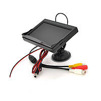 5-дюймовий автомобільний TFT-монітор 12V для підключення камер відеореєстраторів та відображення відео VT-33