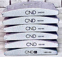 Пилка CND для манікюру пилочка для нігтів 25шт в упаковці