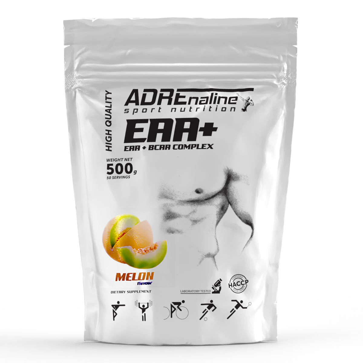 Комплексні амінокислоти Adrenaline Sport Nutrition EAA + BCAA Complex 500 г Диня