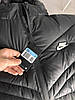 Стильная мужская зимняя куртка повседневная для активного отдыха молодежная черного цвета куртки для парней, фото 6