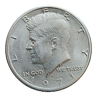 США ½ долара, 1971 Кеннеді Півдолара Мітка монетного двору: "D" - Денвер