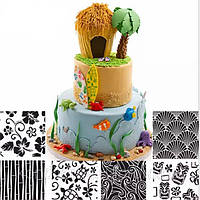 Текстурні листи Візерунки 40 * 30 см (6 шт.)