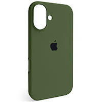 Чохол Silicone Full Cover для Apple iPhone 16 Army Green