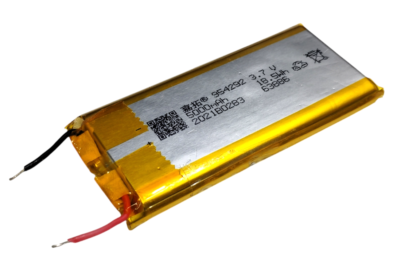 Акумулятор Li-Pol 5000mAh 3.7V 954292 літій-полімерна батарея АКБ для повербанку б/в