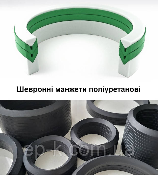 Шевронні манжети поліуретанові