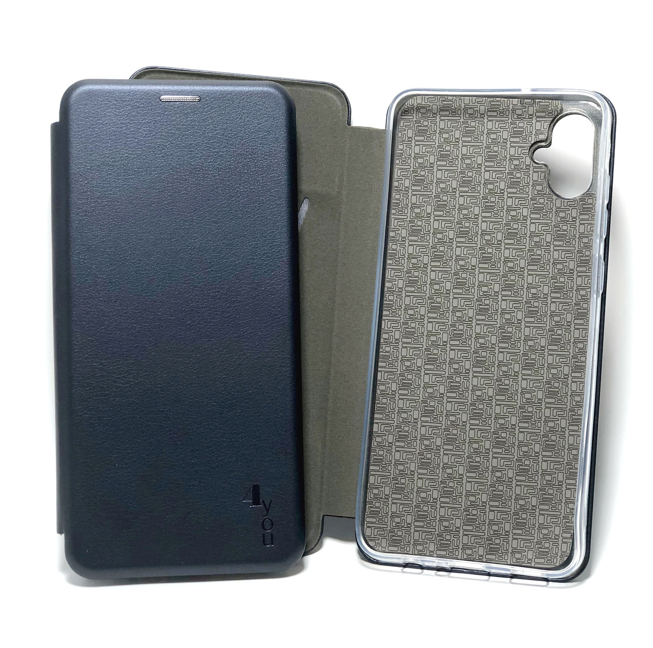 Чохол-книжка для телефону Samsung A06(4G) Original (на магніті, підставка) Dark blue (4you)