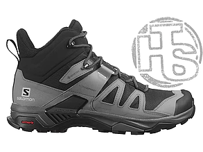 Чоловічі кросівки Саломон Salomon X Ultra 4 Gore-Tex Grey Black L41383400