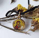 Двосторонній кулон із зображенням "Святого Спиридона та Богородиці" (Греція), фото 2