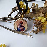 Двосторонній кулон із зображенням "Святого Спиридона та Богородиці" (Греція), фото 3