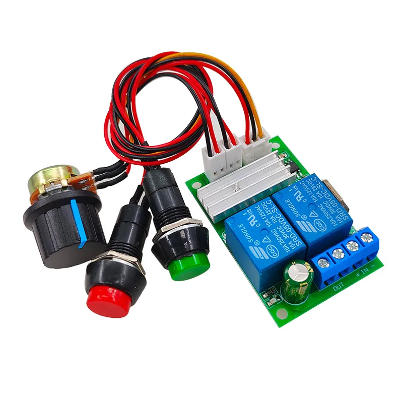 ШІМ контролер Регулятор напруги PWM DC 6-24 V 3 A реверс (ДИММЕР димер) регулятор обертів двигуна