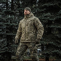 M-Tac тактична військова зимова куртка піксель із капюшоном lpha Gen.IV Pro Primaloft MM14