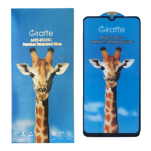 Захисне скло для телефона Xiaomi Redmi A3 / Xiaomi Poco C61 чорне Giraffe Anti-static, фото 1