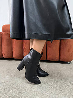 Чорні ботильйони ДЕМІ 🍂