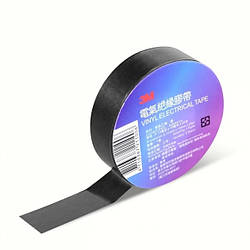 Ізоляційна стрічка 3M isolation tape Black 19 мм х 20 ярдів чорна