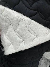 Плащівка стьобана на синтепоні 150 колір чорний