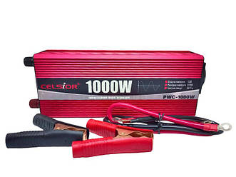 Celsior Invertor 1000w перетворювач напруги з 12V на 220V із чистою синусоїдою