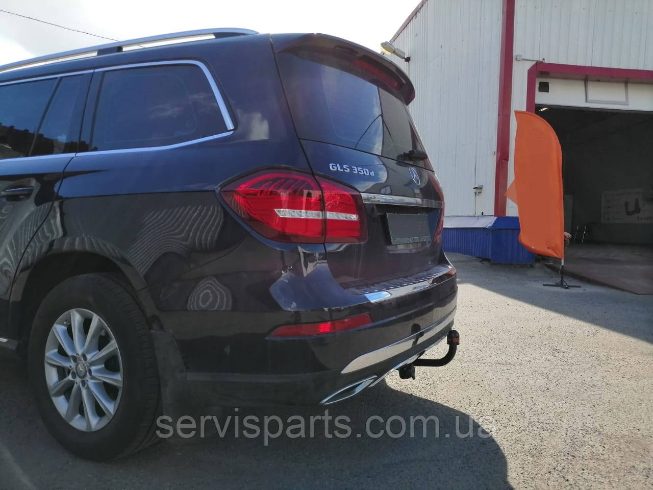 Фаркоп Mercedes GLS X166 2015-2019 (Мерседес GLS 166)