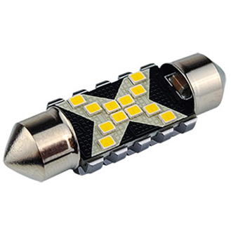 Glow X1 T11 36mm 12-24V CAN 3W C5W sofit 3Вт світлодіод, фото 1