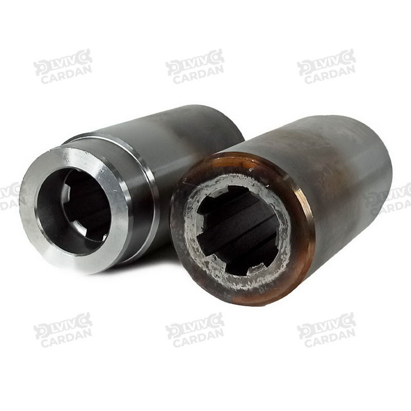 Шліцьова втулка - 6 шліців 34.9 мм (1 3/8”), діаметр посадки - 55.15 мм,довжина-100 мм (BS-6-100-55)