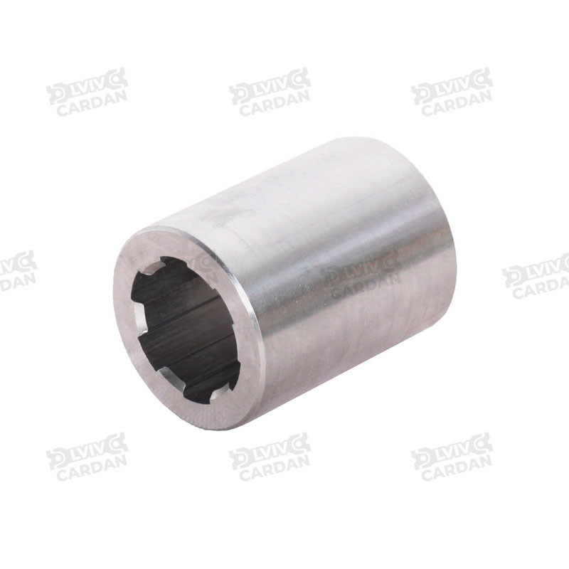 Шліцьова втулка - 6 шліців 44.4 мм (1 3/4”), діаметр посадки - 62 мм, довжина-80мм (BS-6A-80-62)