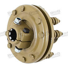 Фрикційна муфта - хрестовина 28х73, 8 шліців 38 мм (1 1/2”), 2 диска, 900 Нм (FC2873-8-900)