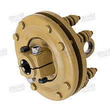 Фрикційна муфта - хрестовина 30.2х80, 6 шліців 34.9 мм (1 3/8”), 2 диска, 1200 Нм (FC3080-6-1200)