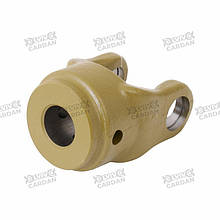 Вилка с профільним отвором коло - хрестовина 32х76, Ø 35 мм (YP3276-C35)