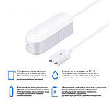 Датчик витоку води, WIFI датчик витоку води Tuya Smart з керуванням зі смартфона, фото 3