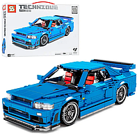 Конструктор инерционный Спорткар 833 детали Technique