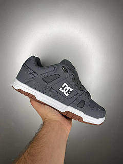 Чоловічі кросівки Dc Shoes stage grey brown, Дс стейдж