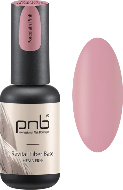 База файбер Revital порцеляновий рожевий Fiber Base Porcelain Pink PNB, 8 мл