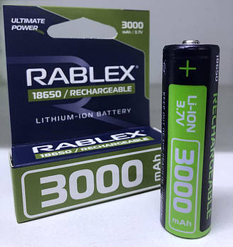 Rablex 18650 Li-lon 3000 blister mAh (400)