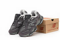 Чоловічі кросівки Нью Баланс New Balance 9060 Grey Winter (хутро) ALL18521, фото 5