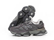 Чоловічі кросівки Нью Баланс New Balance 9060 Grey Winter (хутро) ALL18521, фото 3