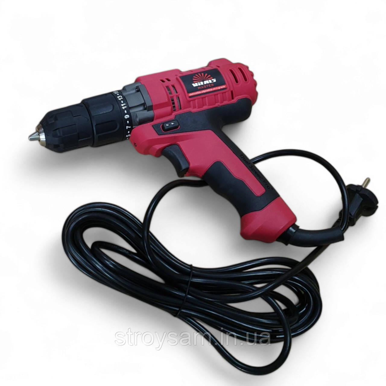 Шуруповерт мережевий на дві швидкості Vitals Us 1032MG dual speed Pro+, фото 1