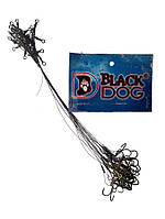 Повідець Black Dog з трійником і вертлюгом