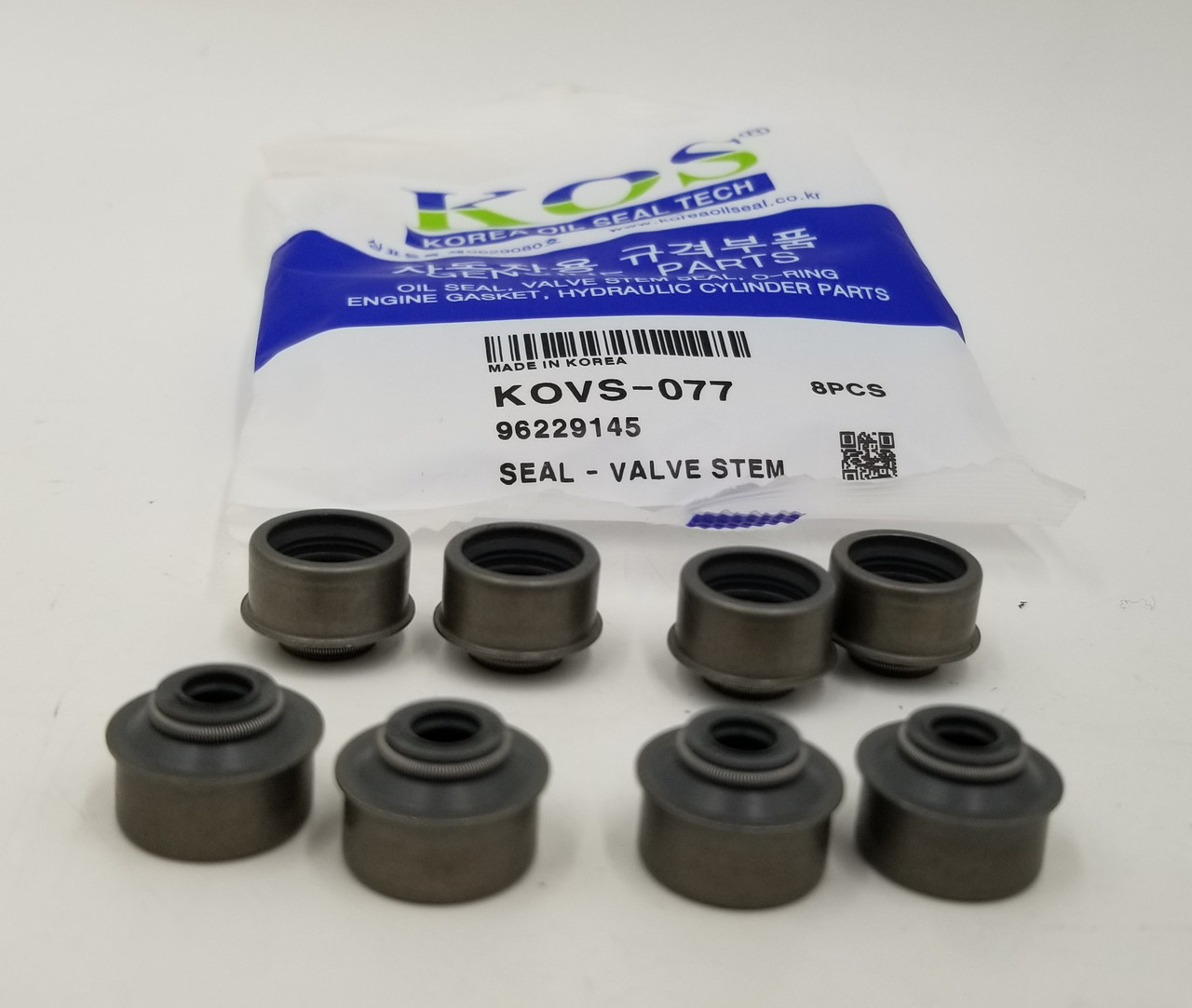 Cальники клапанів Авео 1.5 (комплект 8-шт) KOS Корея