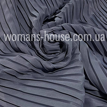 Шифон Плісе ОПТ від 35 м Графіт