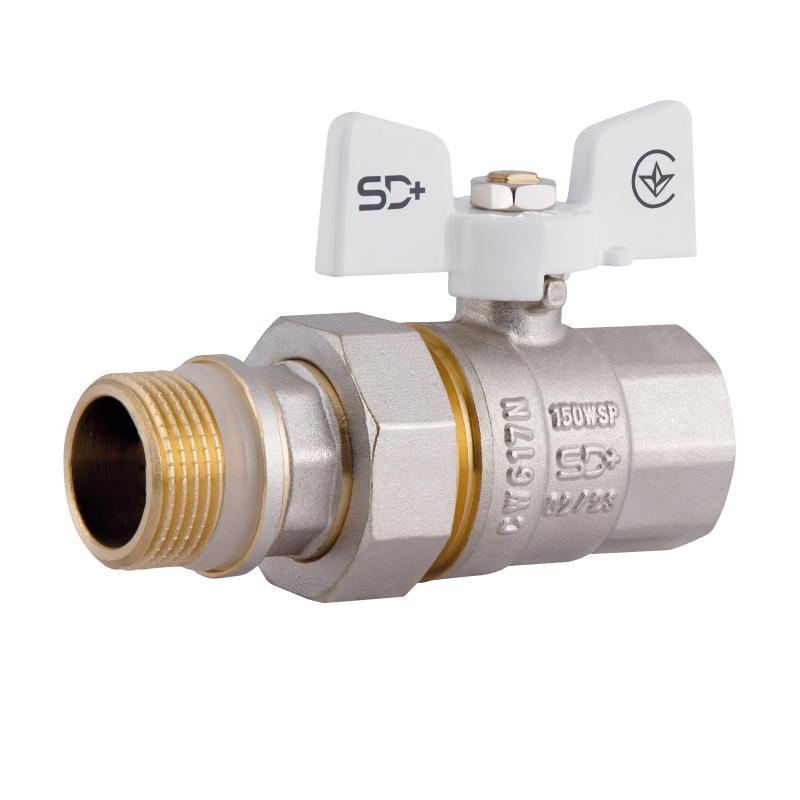 SD Кран Американка з антипротічкою 3/4 PN40 конус SD900NW20PN40