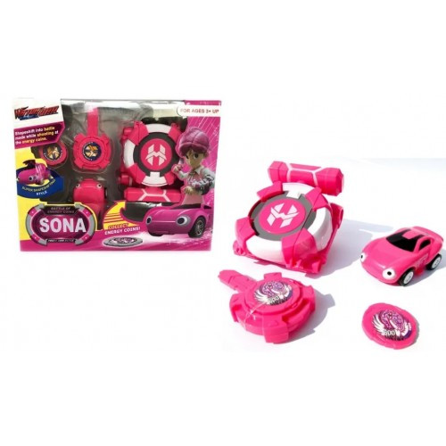 Гра Годинник запускалка WATCHCAR 333-201 в коробці 24х18.5х6 см РОЖЕВИЙ