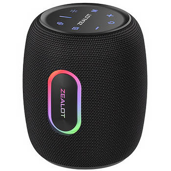 Бездротова Bluetooth колонка з підсвічуванням ZEALOT S64 Портативна Bluetooth колонка з вологозахистом