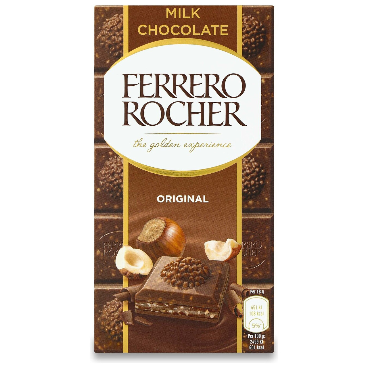 Молочний шоколад Ferrero Rocher з лісовими горіхами 90 г