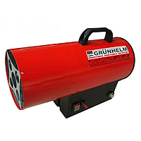 Потужний газовий обігрівач Grunhelm GGH-30 : 50 кВт, 1500 м3/год, пропан-бутан
