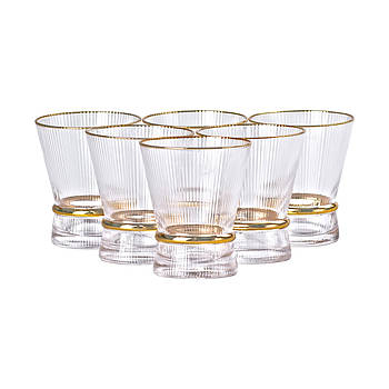 Набір із шести склянок об'ємом 300 мл для лимонаду, соку та коктейлів HP-16-5