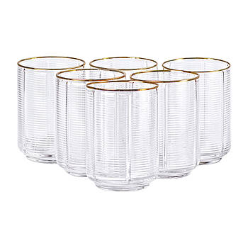 Набір з 6 склянок, 450 мл, для лимонаду, води, соку та коктейлів HP-16-11