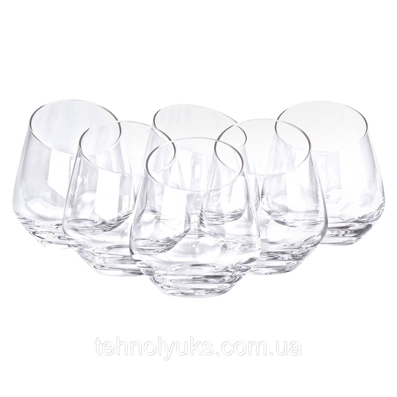 Набір із 6 склянок для віскі, 450 мл, товсте дно HP-16-21, фото 1