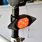 Ліхтар велосипедний задній із покажчиком поворотів LY-6700, пульт, акум. Li-ion, micro USB, фото 7