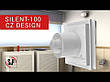 Витяжний вентилятор для ванної Soler&Palau SILENT 100 CZ DESIGN білий, фото 11